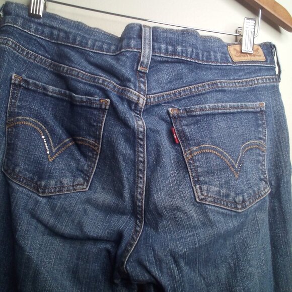 Levis 515 Boot Cut Jeans 10 S Women Blue - Picture 15 of 16
